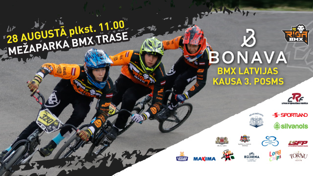 Norisināsies BONAVA BMX Latvijas kausa 3. posms un “RIGA CUP 2021” sacensības