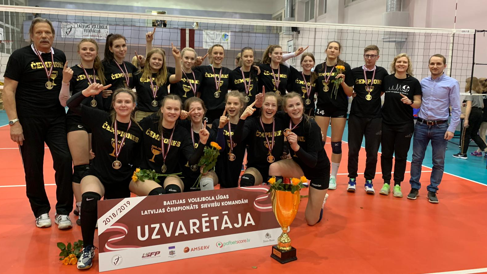 Par Latvijas čempionēm pirmo reizi kļūst RVS volejbolistes