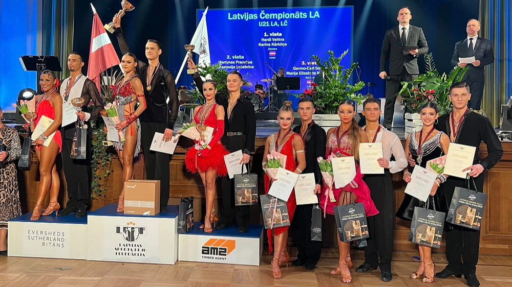 Kultūras pilī “Ziemeļblāzma” noskaidroti Latvijas čempioni Latīņamerikas dejās