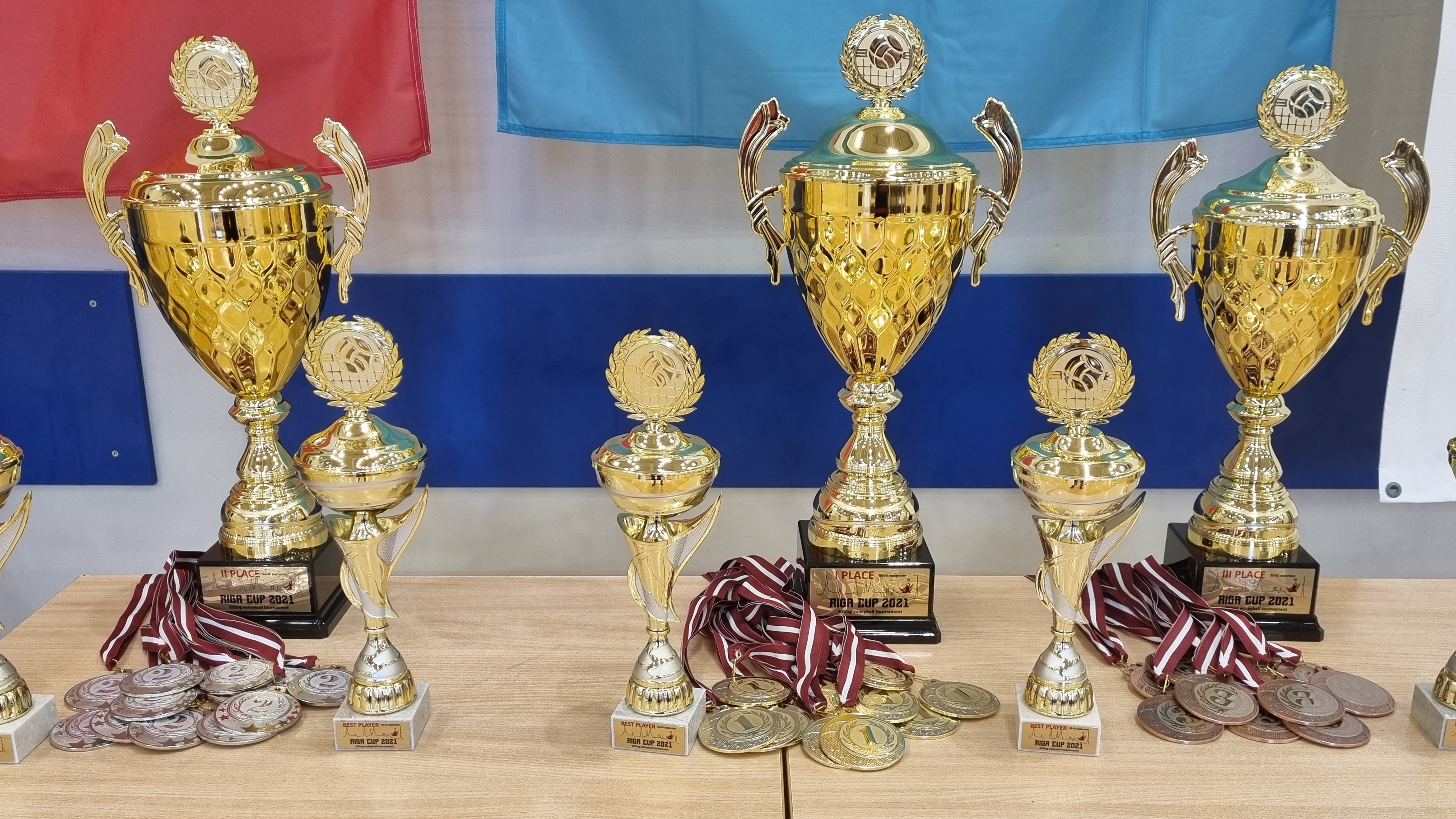 Latvijas sēdvolejbola izlase izcīnījusi 2. vietu "Rīgas Cup 2021" turnīrā