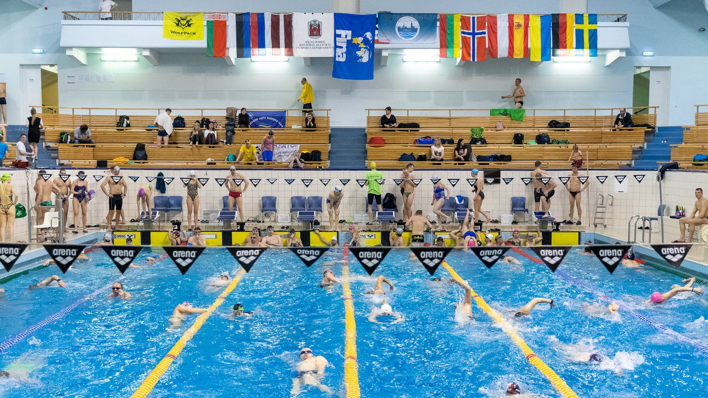 Noslēdzies atklātais čempionāts peldēšanā “Riga Amber cup 2020”
