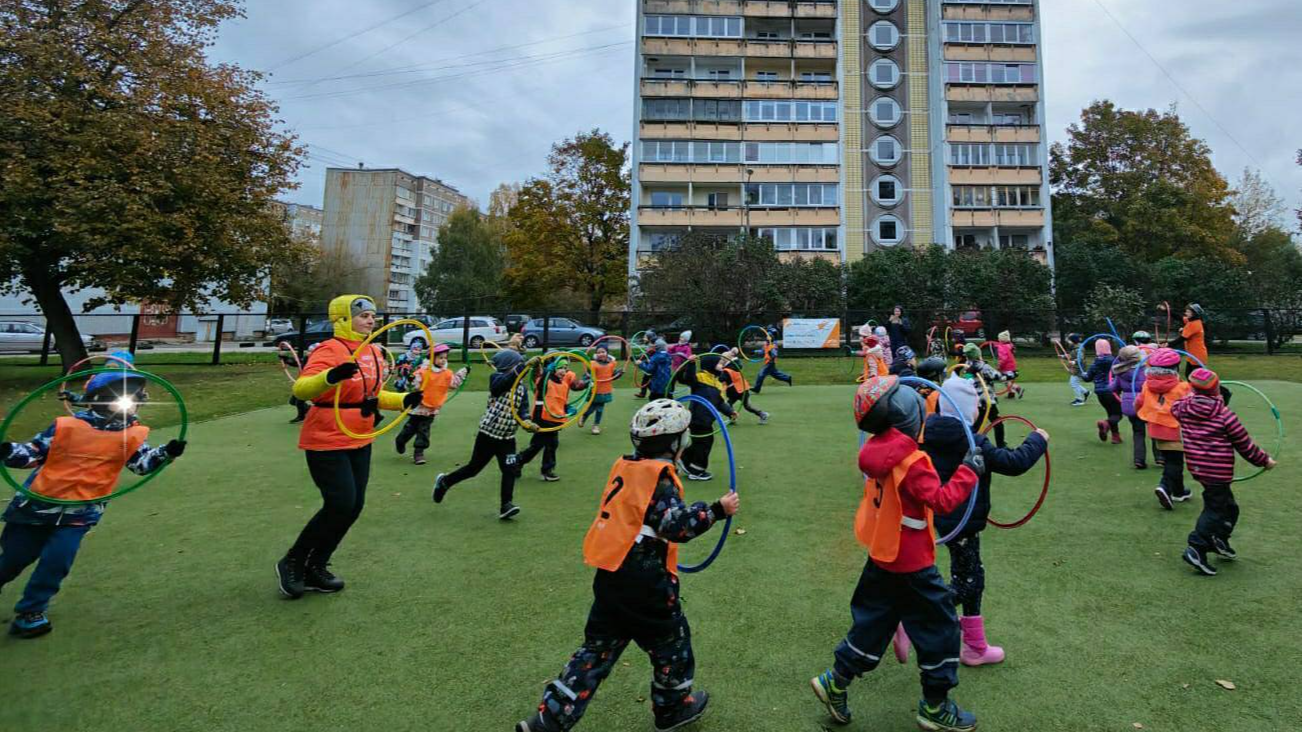 Latvijas Veselības sporta nedēļa Rīgas 258. pirmsskolas izglītības iestādē 