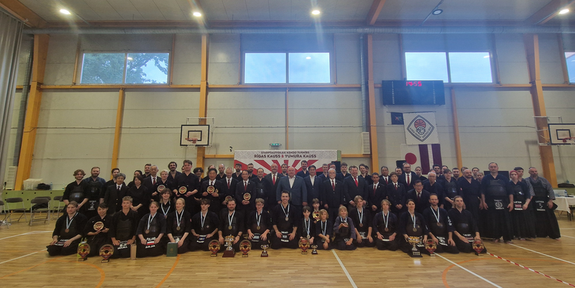 Noslēgušās kendo sacensības "Jumura kauss 2026"