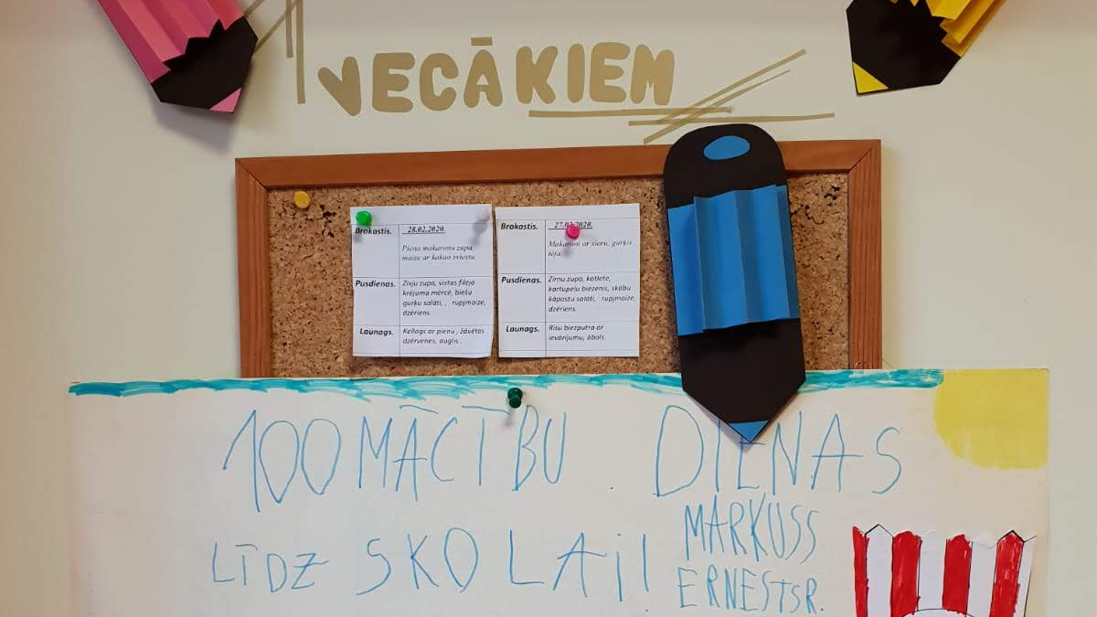 100 dienas bērnudārzā un 100 dienas līdz skolai