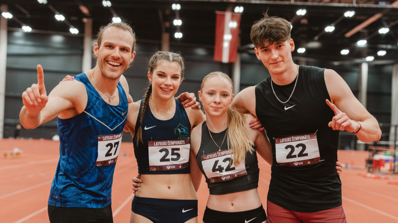 RSS “Arkādija” vieglatlēti dominē medaļu ziņā un augstvērtīgāko rezultātu sasniegšanā Latvijas čempionātā