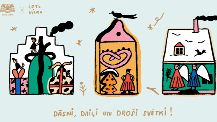 Rīgas domes apsveikums Ziemassvēkos