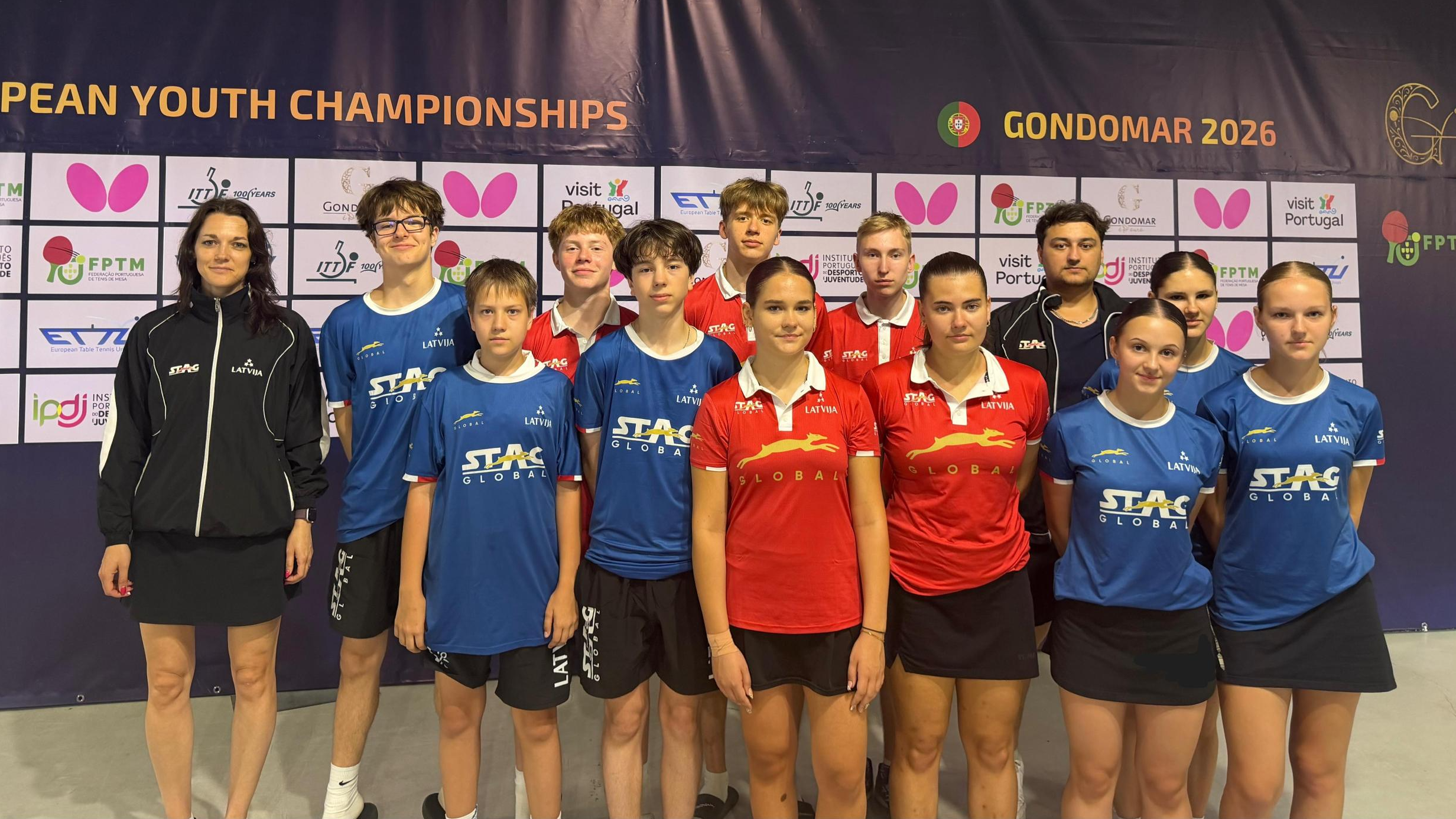 Latvijas izlases piedalījās Eiropas 2026.gada Eiropas Jaunatnes čempionātā