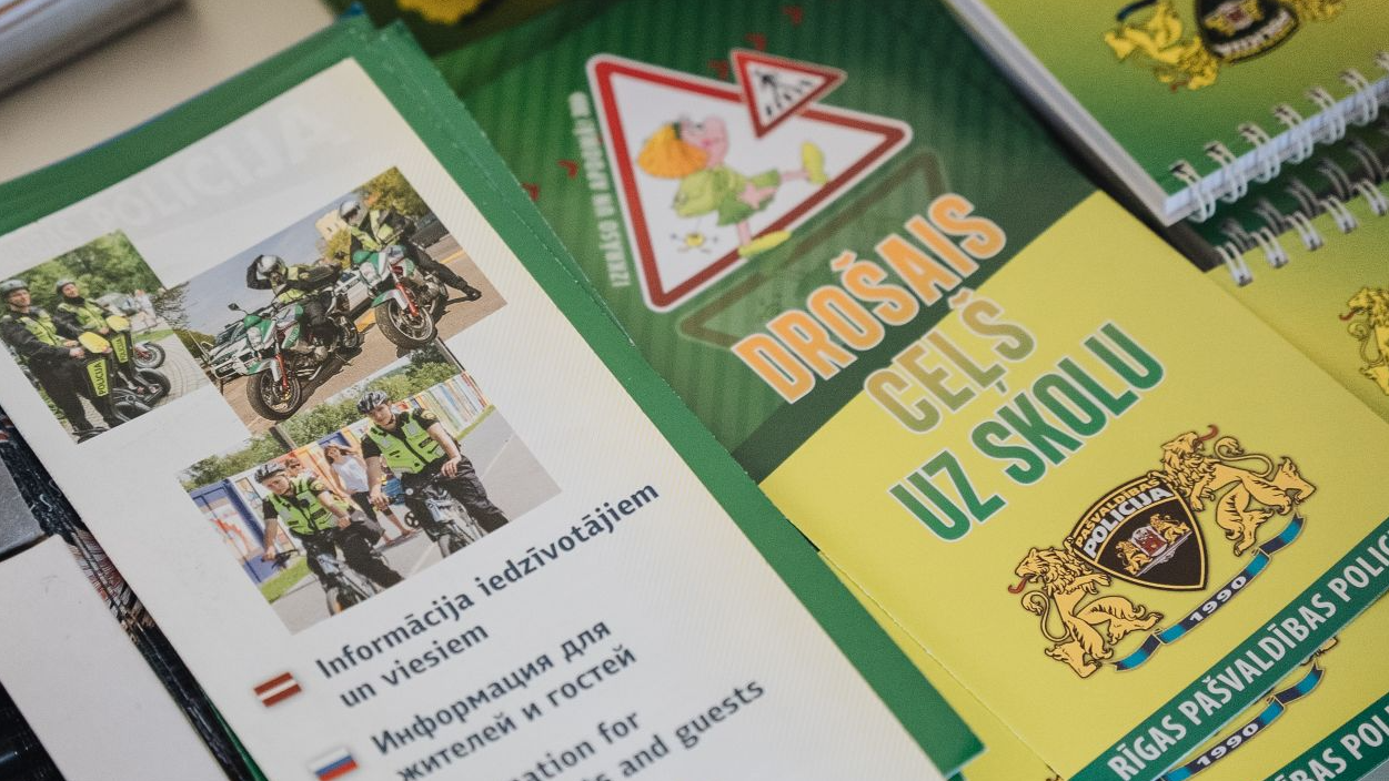 Rīgas pašvaldības policija atgādina par drošību jaunā mācību gada sākumā