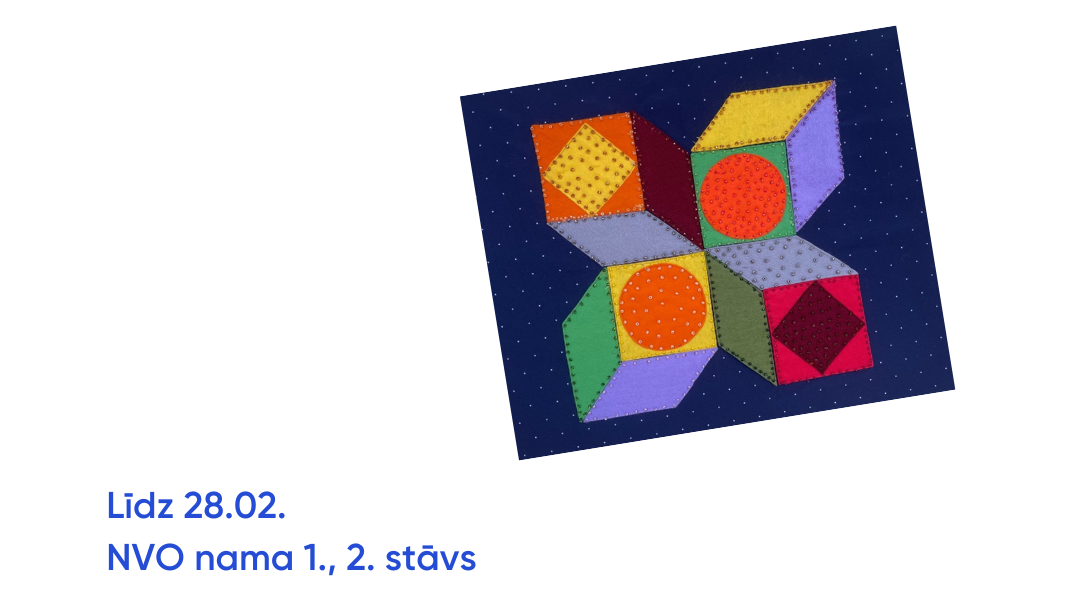 NVO namā skatāma tekstilgleznu izstāde “Dimensijas”