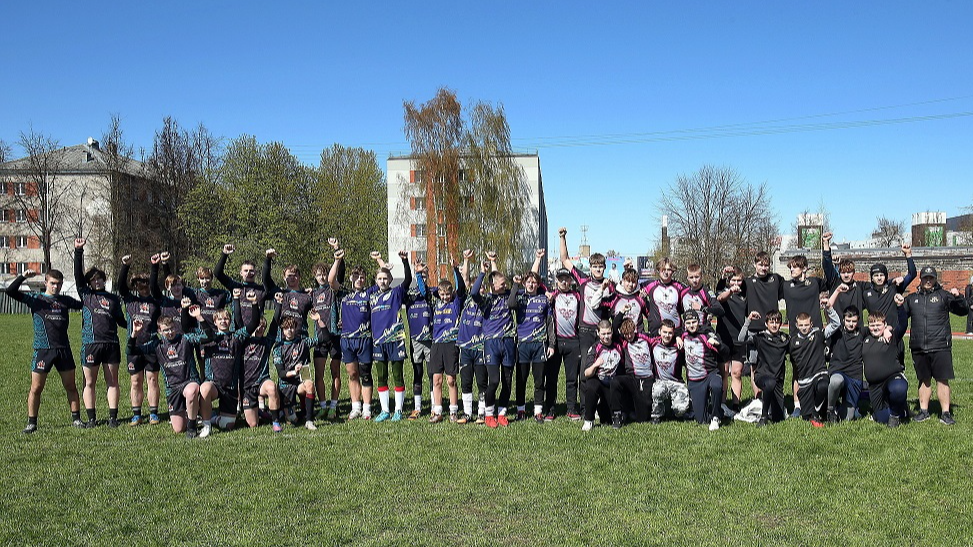 Rīdzinieki no “Livonia/Rīga” komandas izcīnījuši 3. vietu Latvijas čempionāta 1. posmā regbijā