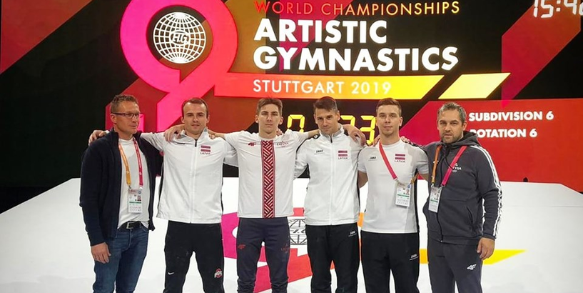 Vingrotāju starti 49. pasaules čempionātā sporta vingrošanā