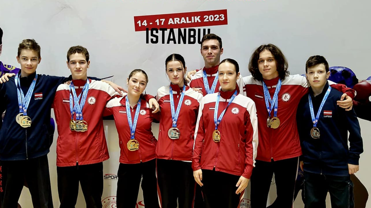 Latvijas sportisti atgriežas no Eiropas tradicionālā u-šu čempionāta Stambulā