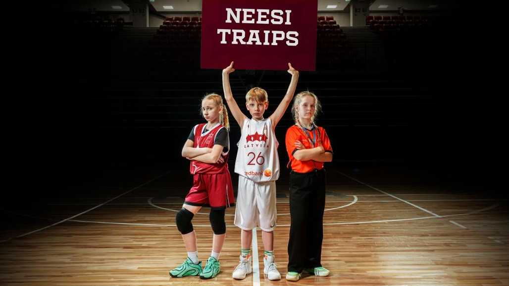 Latvijas Basketbola savienība aicina: “Neesi traips!”