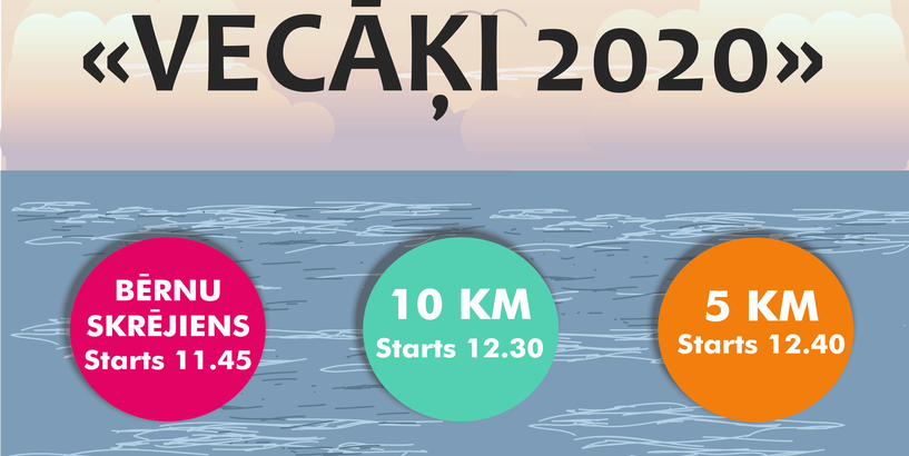 Pludmales skrējiens “Vecāķi 2020”