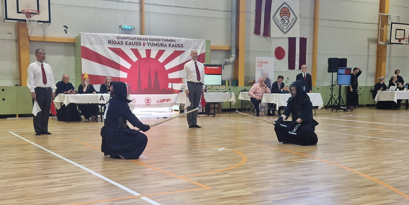 Noslēgušās Kendo straptautiskās sacensības "Rīgas kauss &amp; Jumura kauss 2025" 