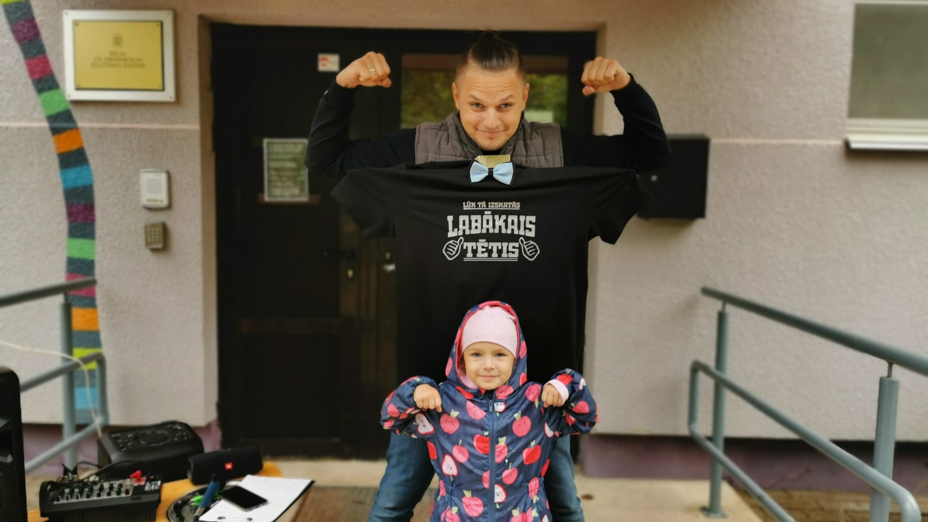 Tēva dienas sportiskās aktivitātes Rīgas 229. pirmsskolas izglītības iestādē