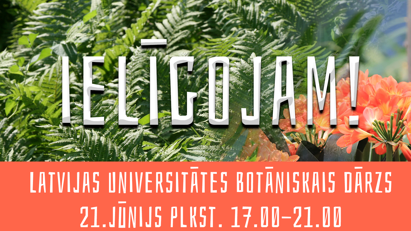  Ielīgošana LU Botāniskajā dārzā