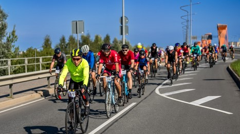 Atbalsta Baltijas ceļa velobrauciena organizēšanu Rīgā 