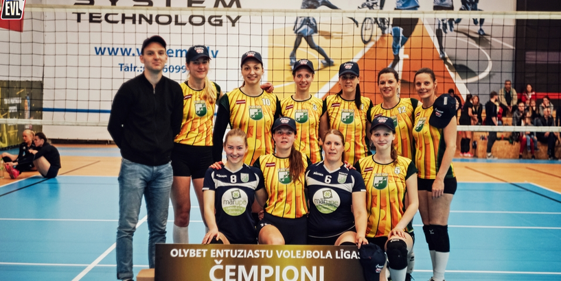 Noslēgušās entuziastu volejbola līgas sacensības