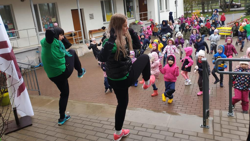 Olimpiskā mēneša atklāšana Rīgas 49. pirmsskolas izglītības iestādē