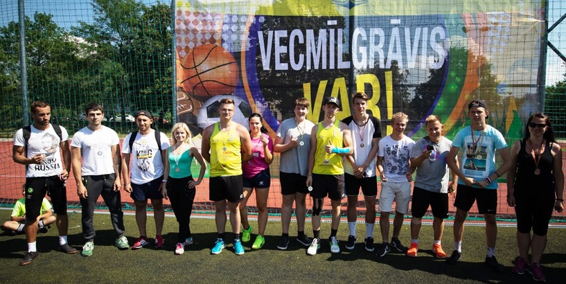 Vecmīlgrāvja trešo sporta spēļu uzvarētāji noskaidroti