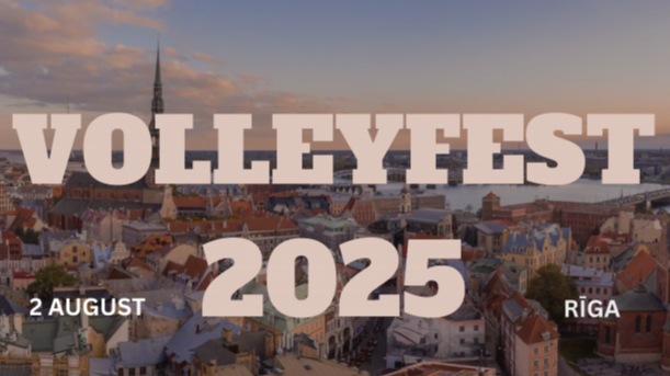 Starptautiskais volejbola festivāls "Volleyfest 2025" atgriežas Rīgā