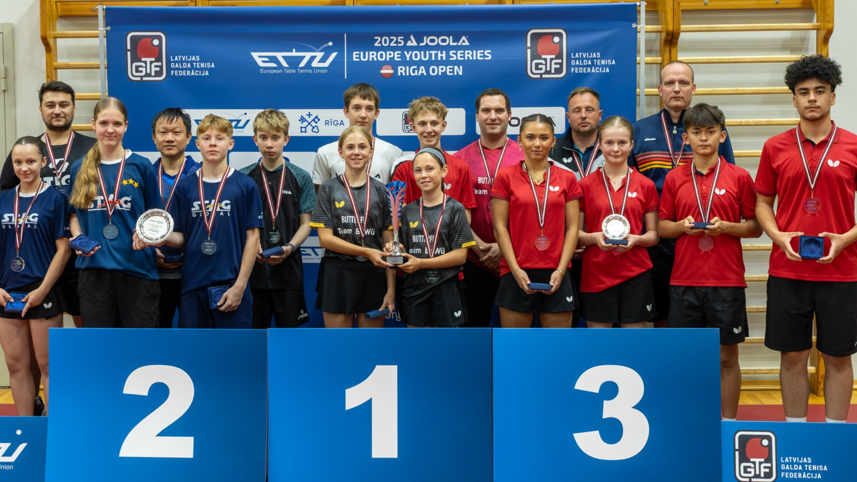 Rīgā notiks JOOLA 2026.gada Eiropas Jaunatnes sērija - starptautiskas sacensības galda tenisā jauniešiem