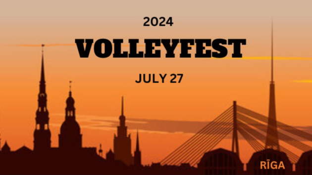 "Volleyfest 2024" - lielākais amatieru volejbola festivāls Baltijā