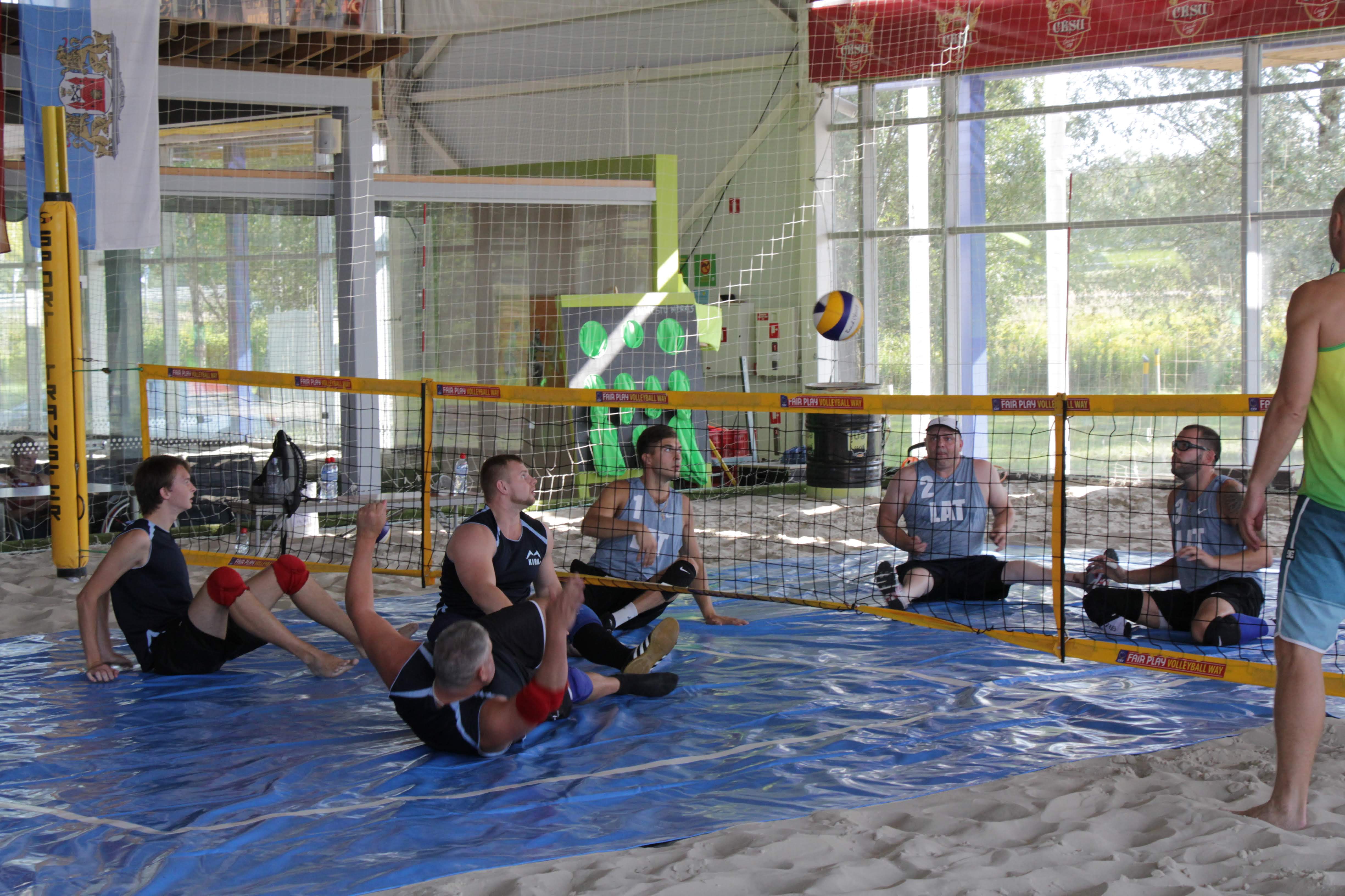 Zelts starptautiskajā sēdvolejbola turnīrā ”Riga beach sitting volley CUP 2018"