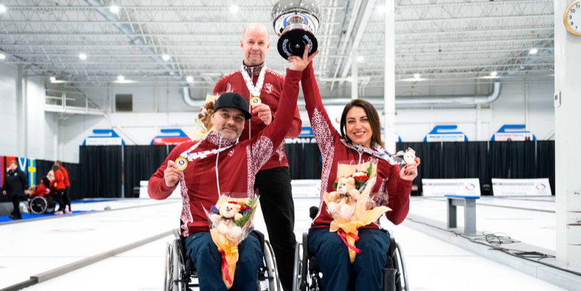 Latvija – pasaules čempioni ratiņkērlingā jauktajiem pāriem