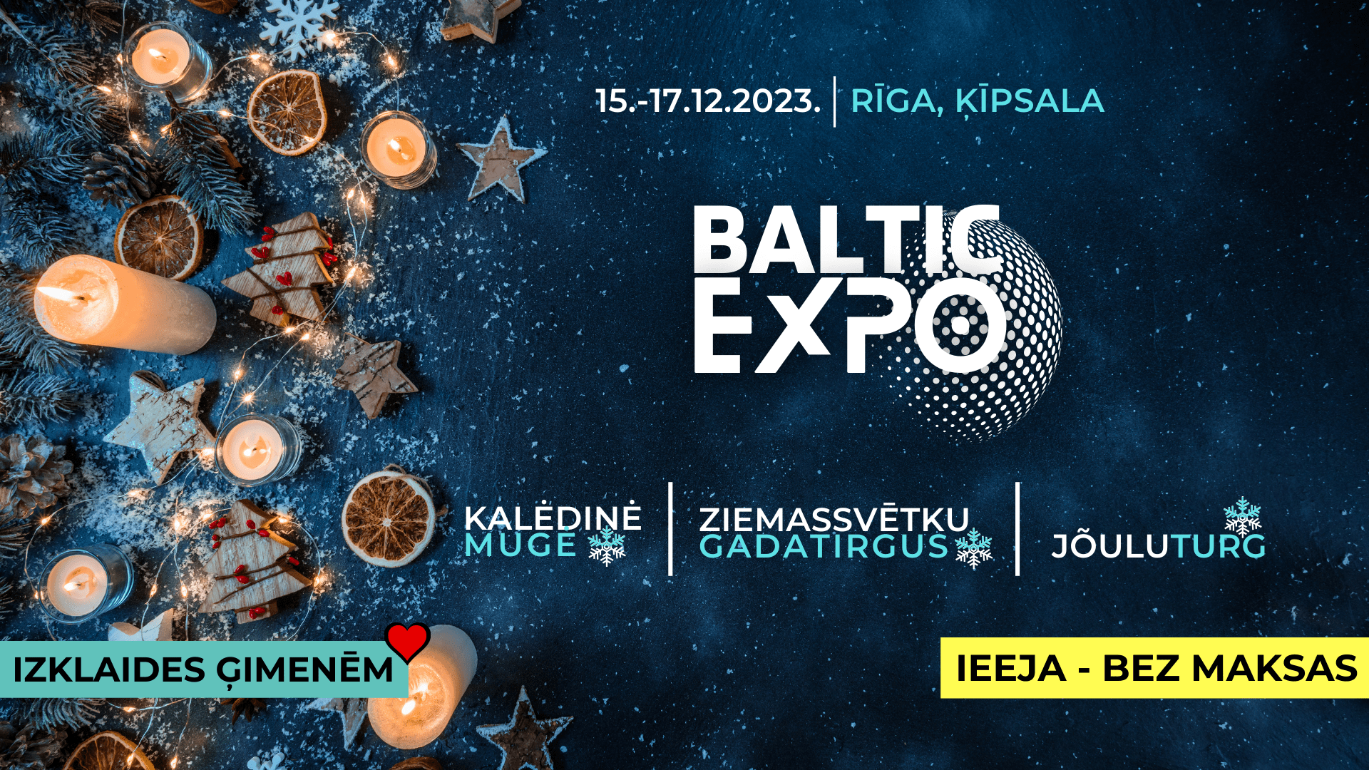 Ķīpsala uzņems Baltijā lielāko Ziemassvētku gadatirgu