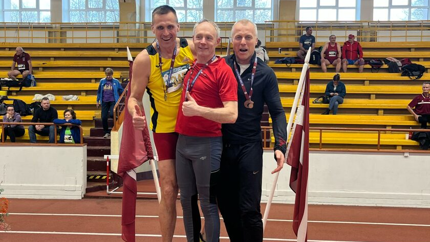 Latvijas Sporta veterānu – senioru savienības 62.sporta spēļu atklātās finālsacensības vieglatlētikā telpās