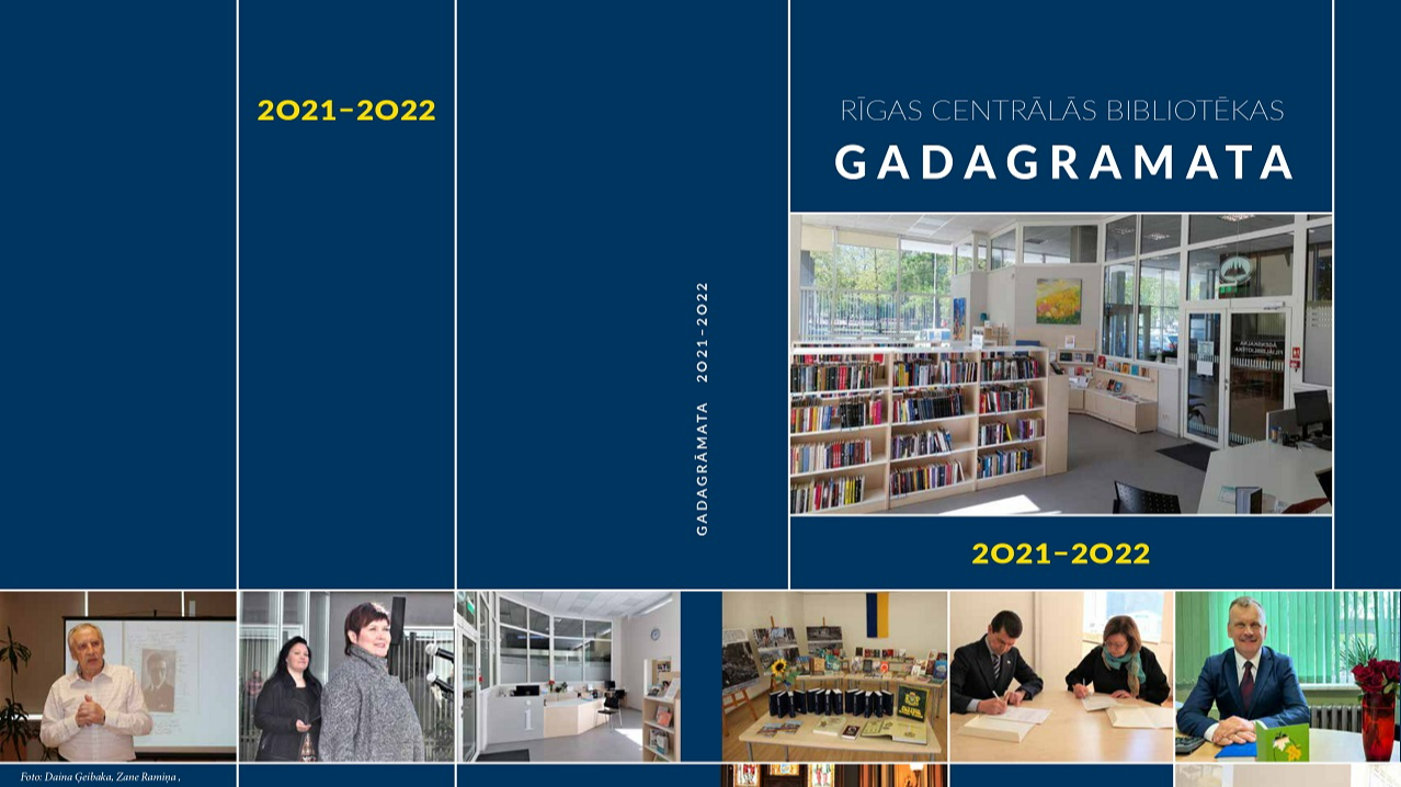 Iznākusi jaunā "Rīgas Centrālās bibliotēkas gadagrāmata"