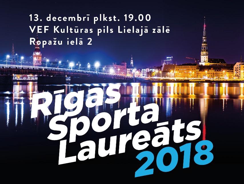 Pasākumā „Rīgas sporta laureāts” sveiks galvaspilsētas labākos sportistus un trenerus