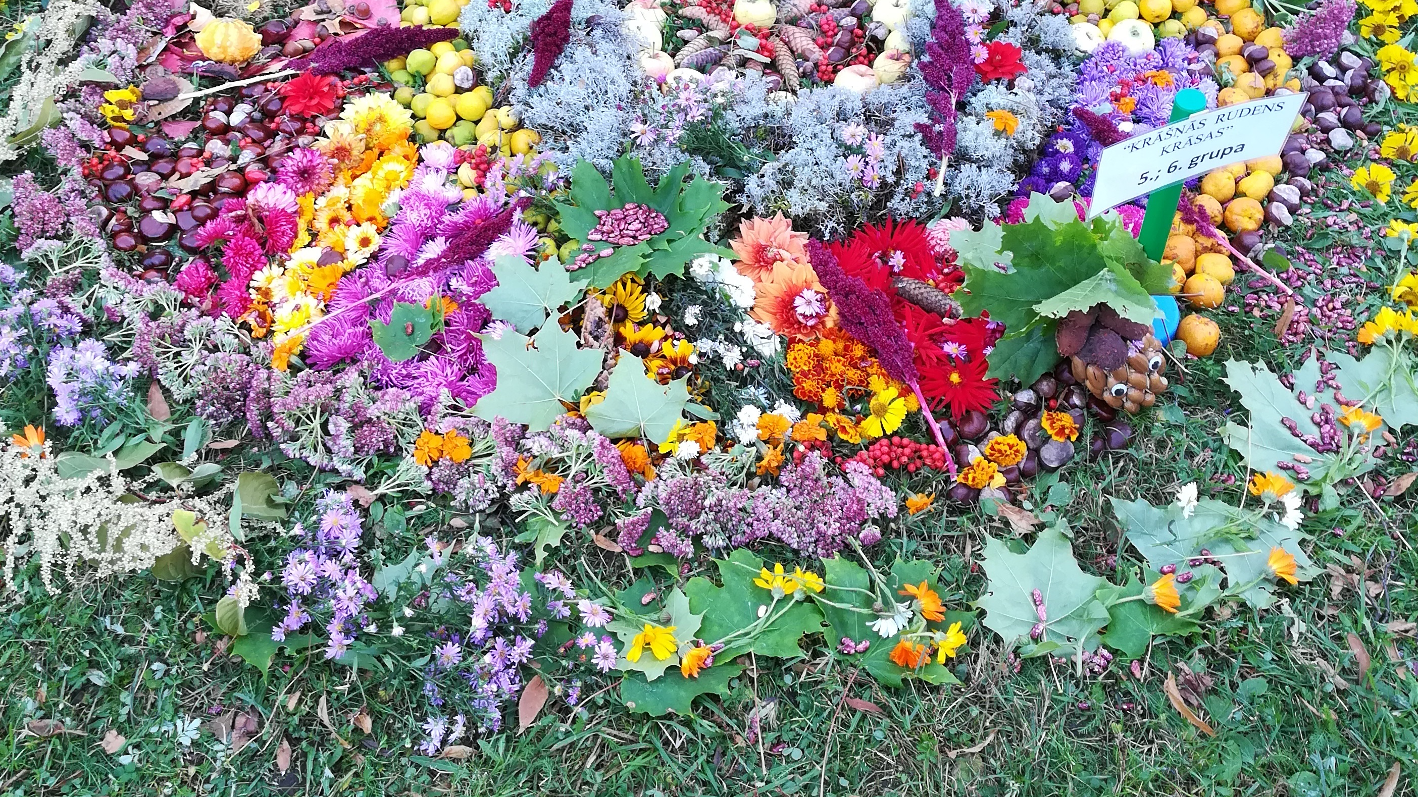 Rudens krāsas ievijās Rīgas Ziepniekkalna pirmsskolā