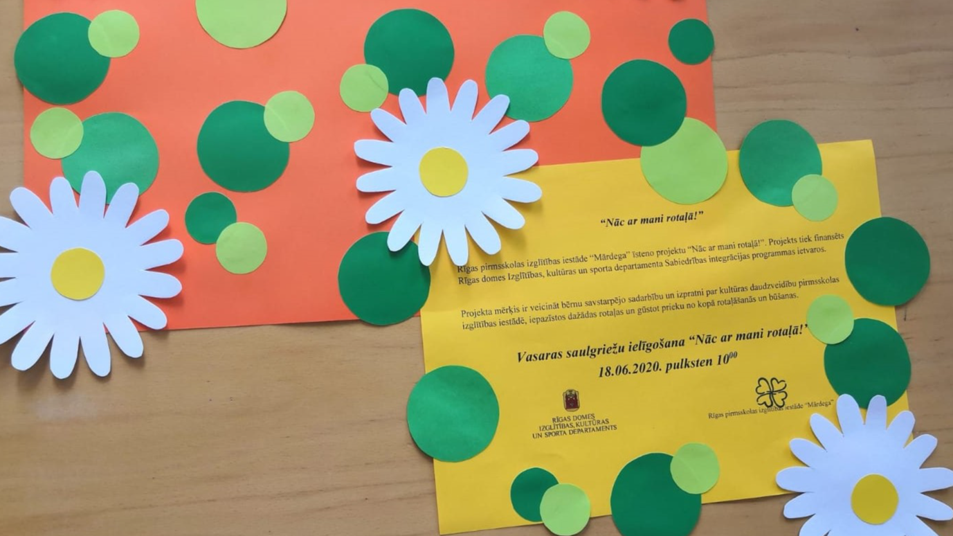 Projekts “Nāc ar mani rotaļā!”