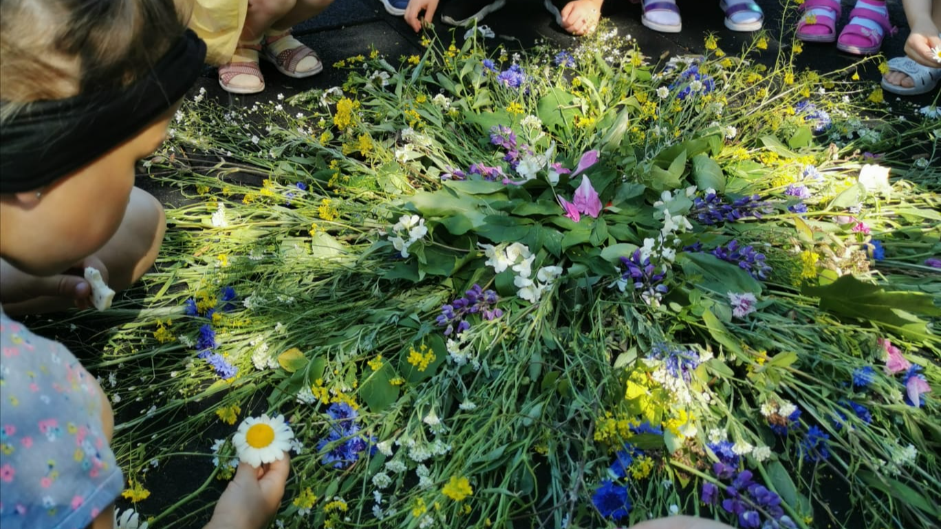 Jāņu dienas ielīgošanas pasākums Rīgas 7. pirmsskolas izglītības iestādē