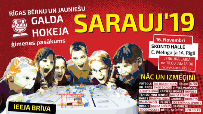 Galda un sporta spēļu svētkos "Sarauj 2019" cer pulcēt tūkstošiem skolēnu  