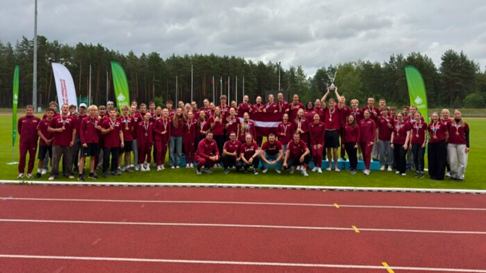 RSS “Arkādija” vieglatlētiem lielākais devums Latvijas uzvarā Baltijas čempionāta’U18