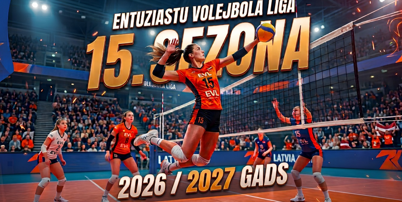 Sākusies pieteikšanās jaunajai EVL sezonai – 2026/2027