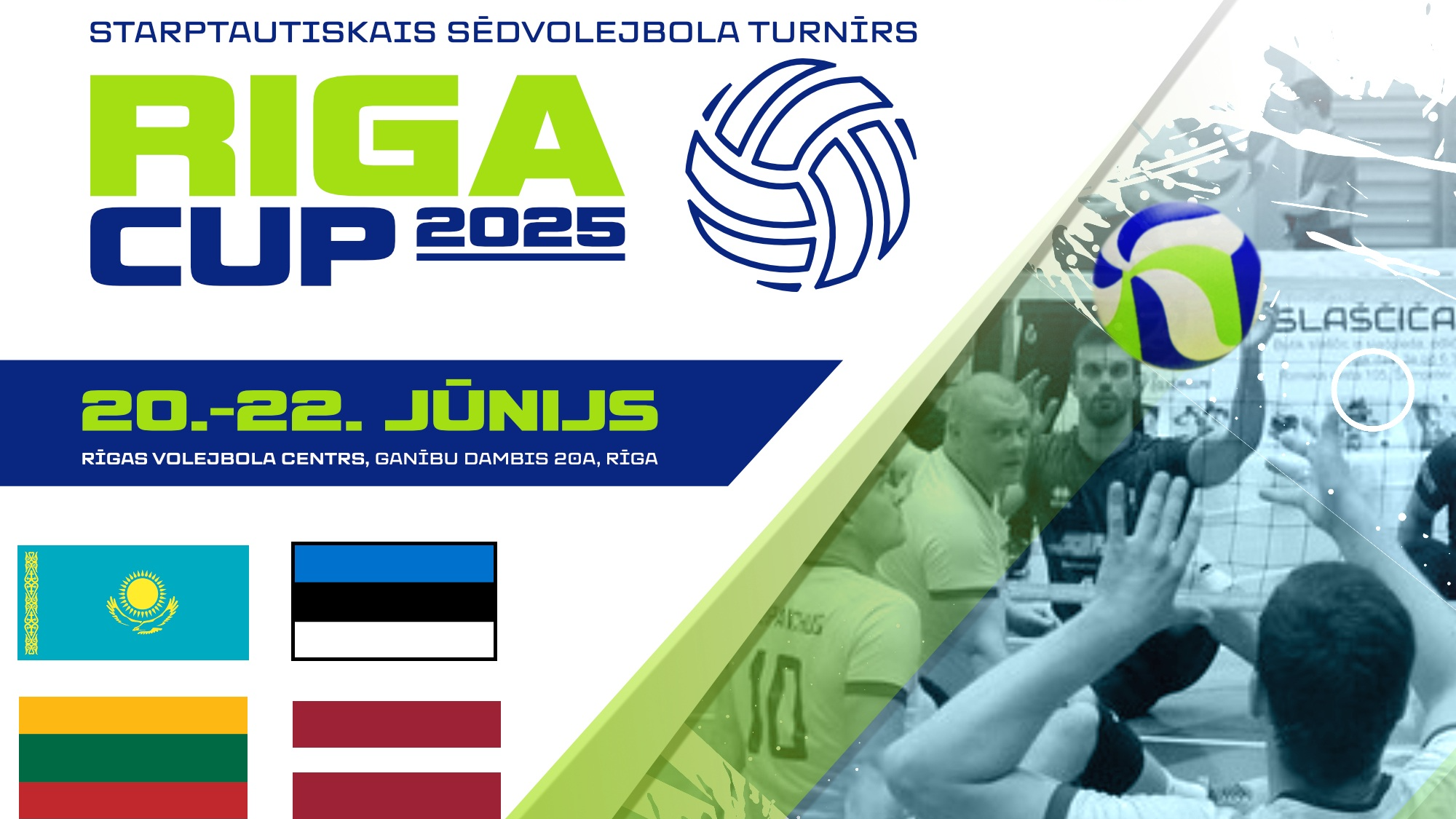 Starptautiskais sēdvolejbola turnīrs “Rīgas kauss 2025” 