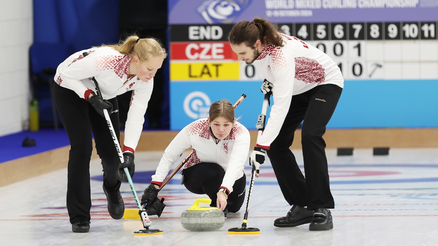 Latvija noslēdz dalību pasaules čempionātā kērlingā jauktajām komandām