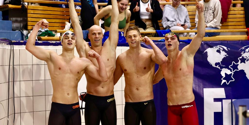 Rīgas sprintā krīt Latvijas rekords stafetē