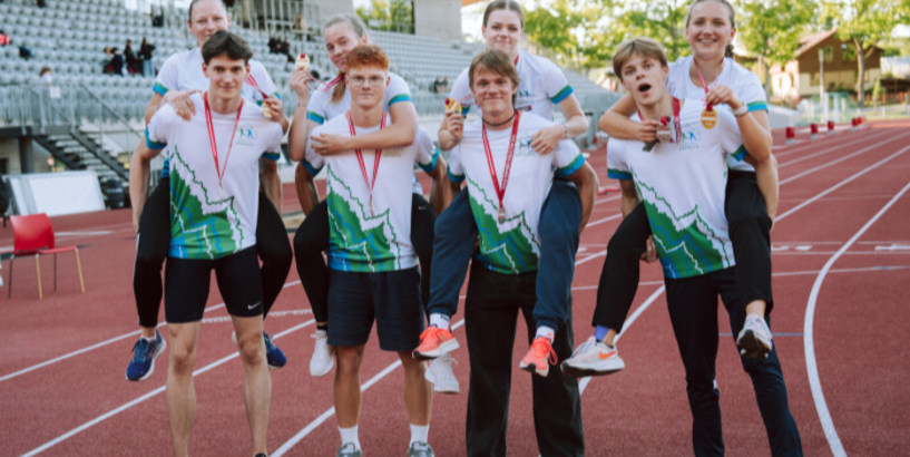SS “Arkādija” divi valsts rekordi stafetēs un visvairāk zelta medaļu LČ U18 jauniešiem vieglatlētikā 