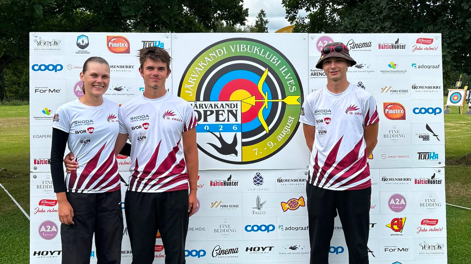 Dalība 57. starptautiskās loka šaušanas sacensības “Järvakandi Open 2026”