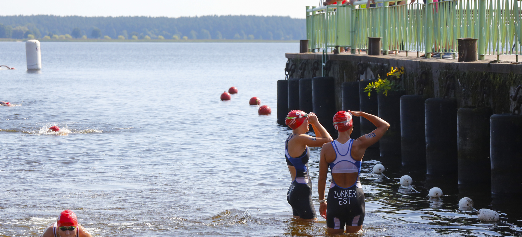Mežaparkā ar vairāku Olimpisko spēļu dalībniecēm aizvadīts Eiropas kauss un Baltija čempionāts triatlonā 