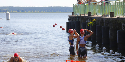 Mežaparkā ar vairāku Olimpisko spēļu dalībniecēm aizvadīts Eiropas kauss un Baltija čempionāts triatlonā 