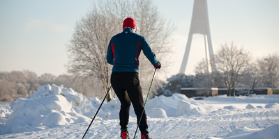 Ierīkota distanču slēpošanas trase Lucavsalā