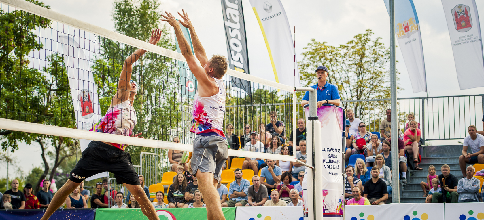 Rīgas svētku laikā norisinājās Lucavsalas kausa izcīņa pludmales volejbolā 