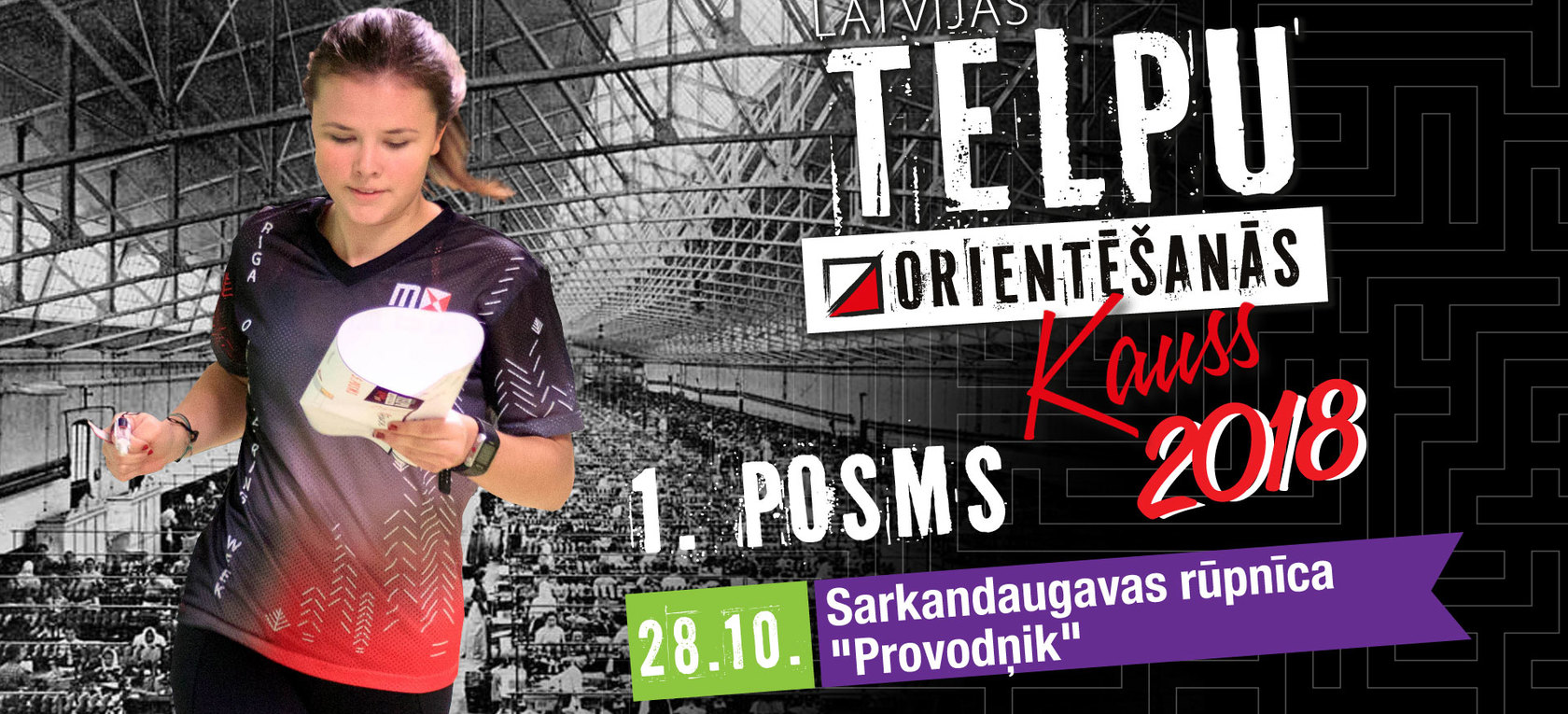 Orientieristus gaida krāšņa telpu orientēšašanās sezona